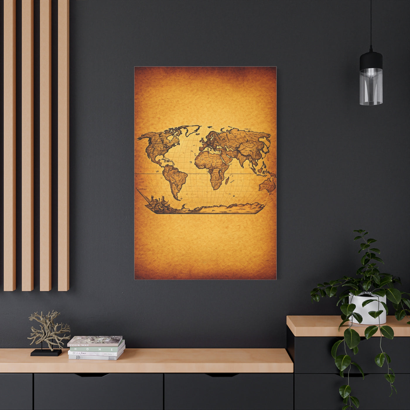 Old World Nautical Map Wall Art & Canvas Prints