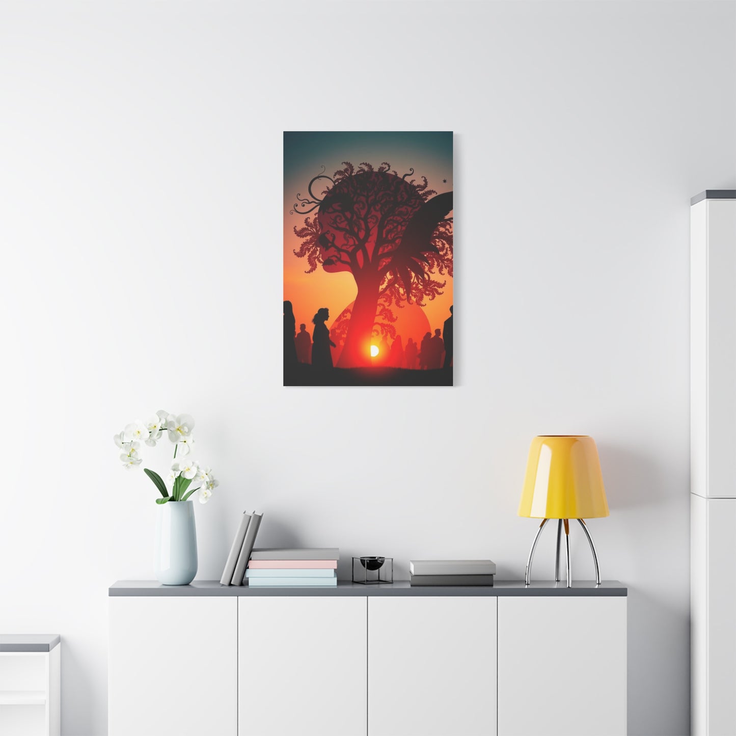 Vision Silhouettes Art Art Wall Art & Canvas Print