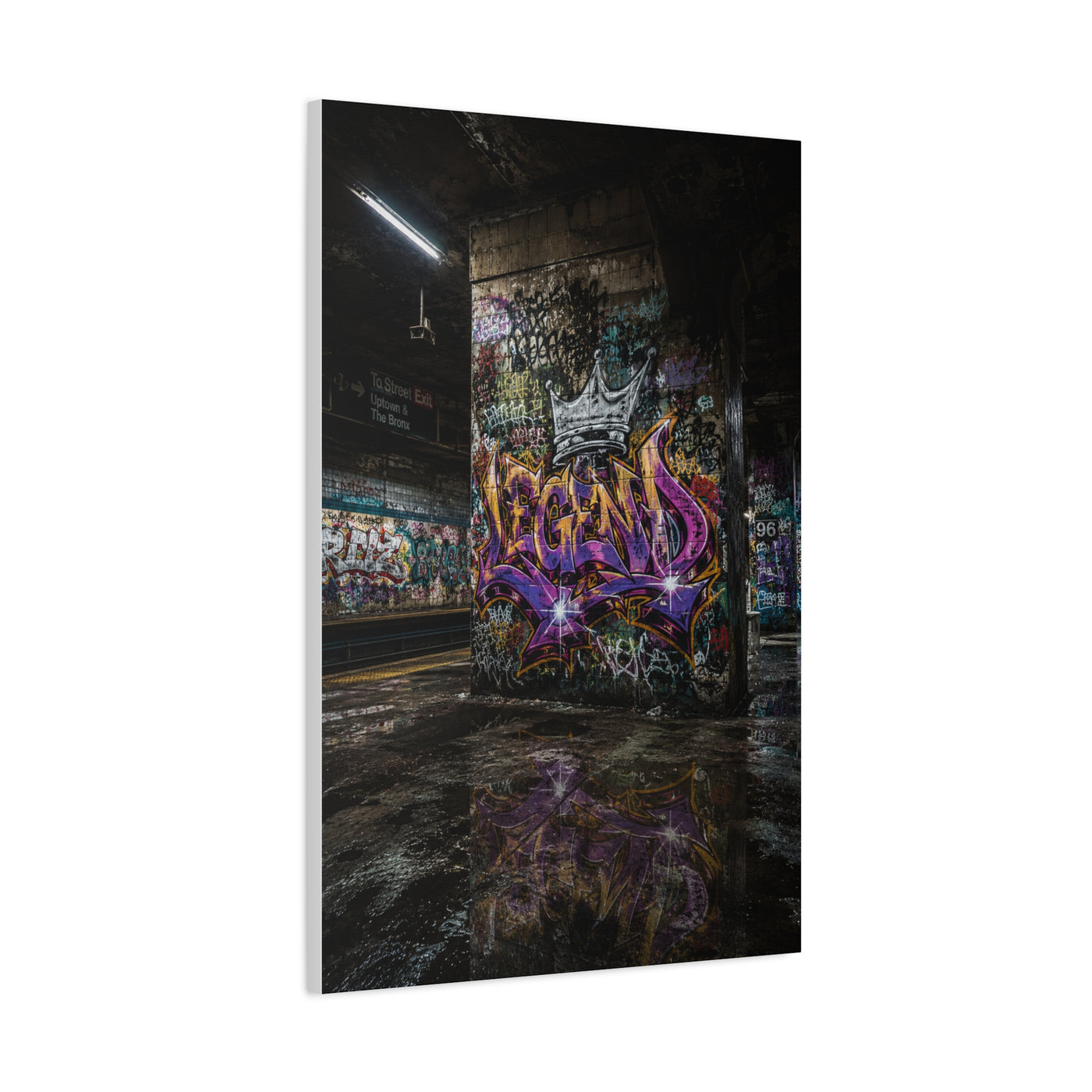 Underground Legends Graffiti Subway Street Wall Art & Canvas Print
