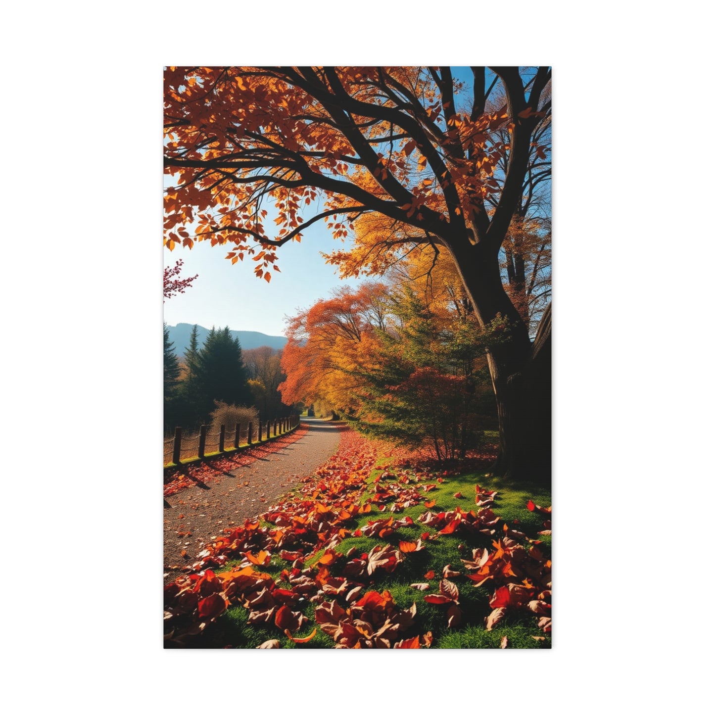 Golden Foliage Reverie Wall Art & Canvas Print