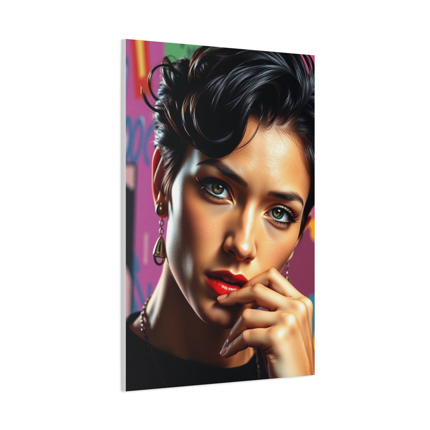 Avant-Garde Chromatic Tapestry Wall Art & Canvas Print