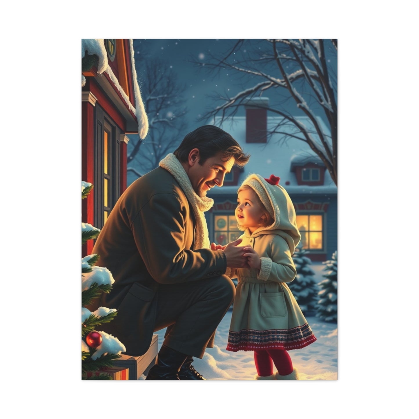 Holiday Splendor Canvas by Rockwell