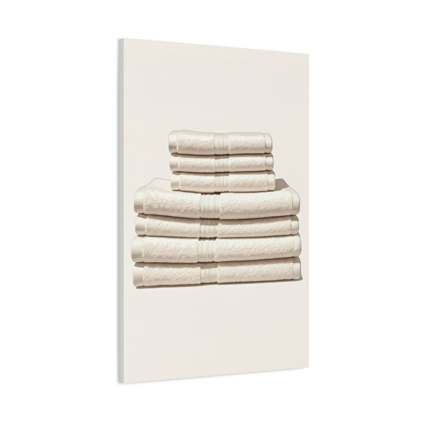 Neutral Linen Stack Wall Art & Canvas Prints