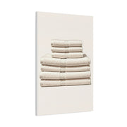 Neutral Linen Stack Wall Art & Canvas Prints