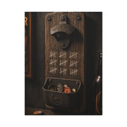 Rustic Bottle Opener Wall Sculpture Wall Art & Canvas Print