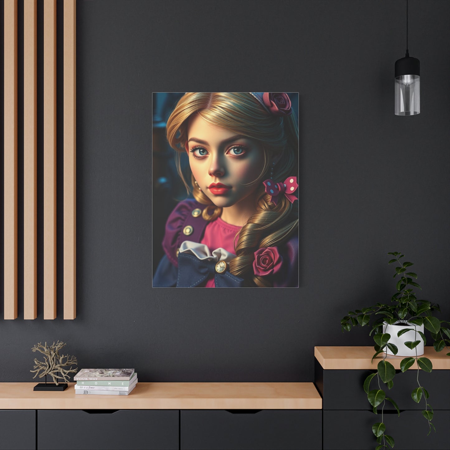 Alice In Wonderland Characters Art Luxury Canvas Wall Art & Canvas Print