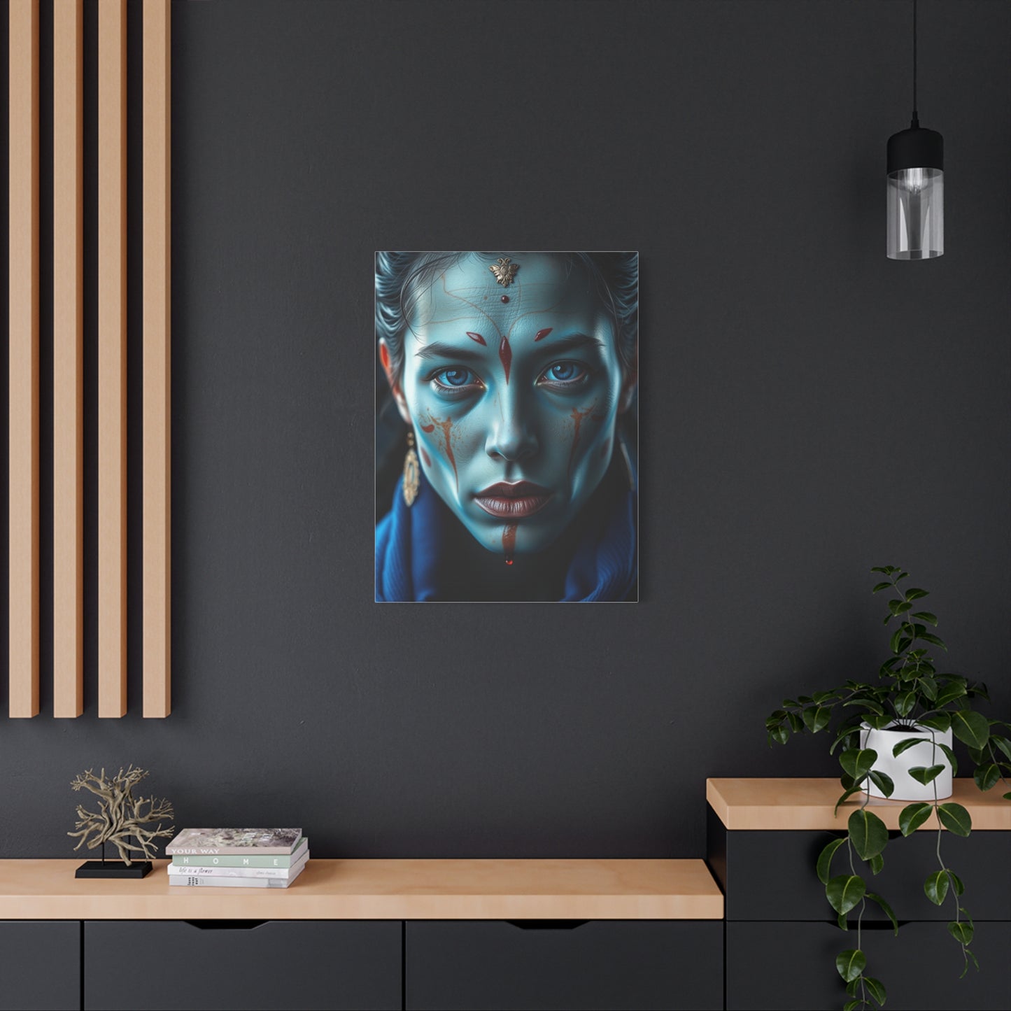 Prussian Depths Canvas Wall Art & Canvas Print