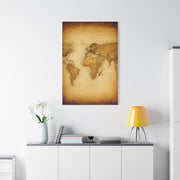 Classic Nautical Map with Ships Wall Art & Canvas Prints