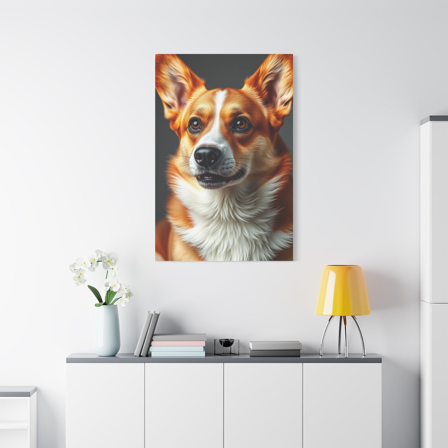 Corgi Dog Art Canvas Art 1 Wall Art & Canvas Print
