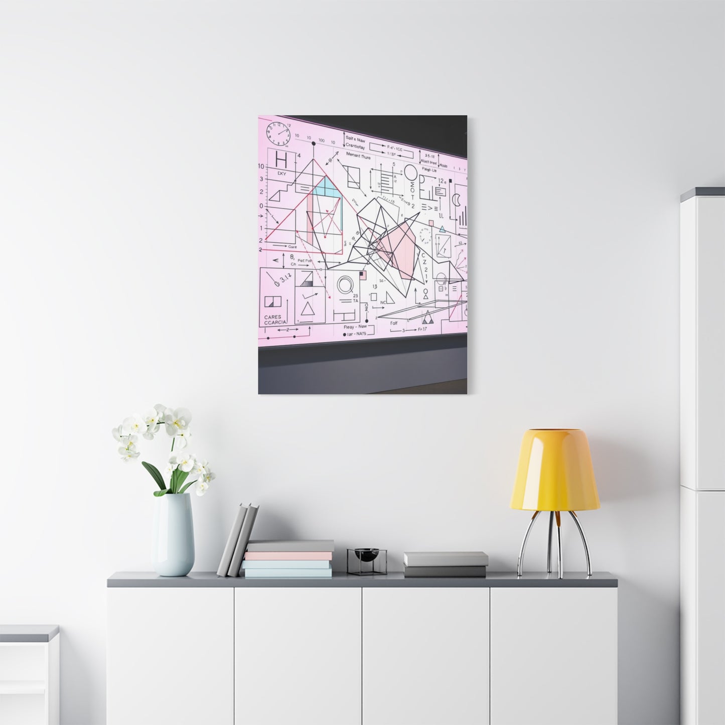 Modern Math Art for Creative Spaces Supreme Canvas Wall Art & Canvas Print