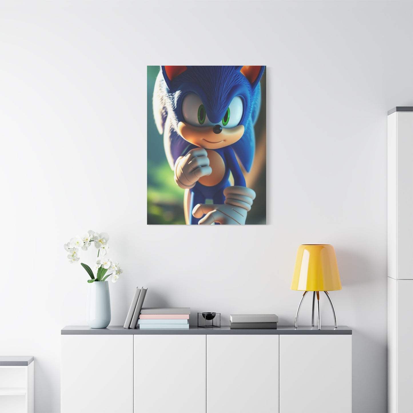 Supreme Sonic the Hedgehog Art Beautiful Collection Wall Art & Canvas Print