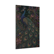 Beaded Textile Peacock Couture Wall Art & Canvas Print