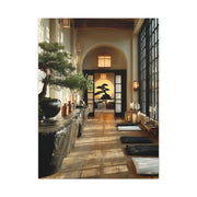 Japanese Minimal Hallway Interior Wall Art & Canvas Print