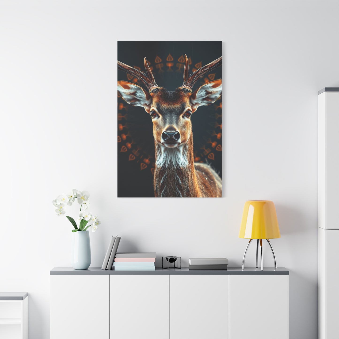 Enchanted Fawn Vignette Wall Art & Canvas Print