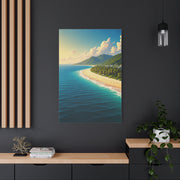 Sunlit Island Shore Retreat Wall Art & Canvas Prints