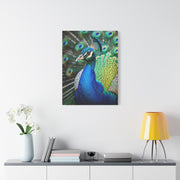 Vibrant Peacock Portrait Wall Art & Canvas Prints