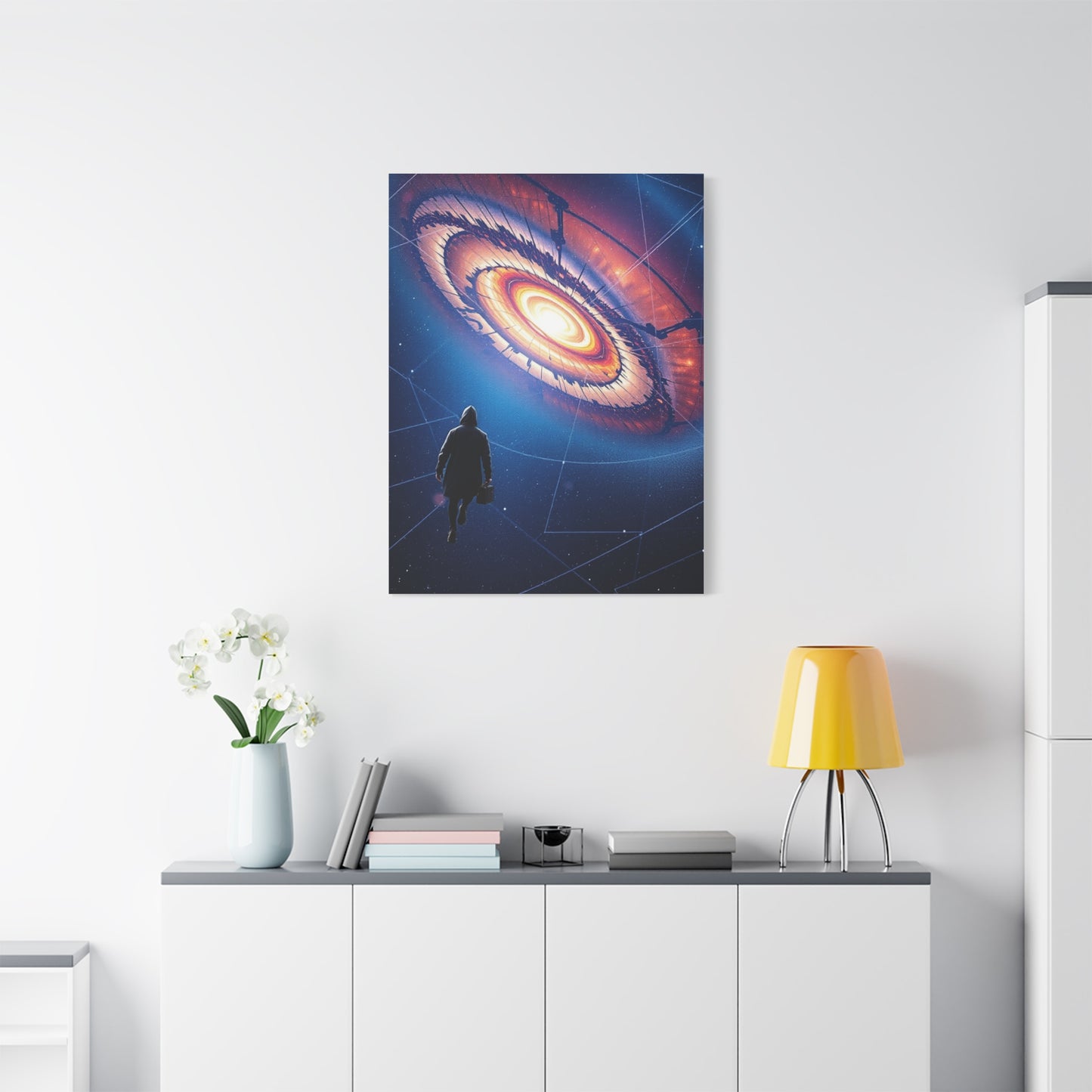 Ethereal Galaxy Impression Wall Art & Canvas Print
