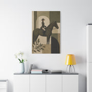 Equestrian Editorial Profile Composition Wall Art & Canvas Print