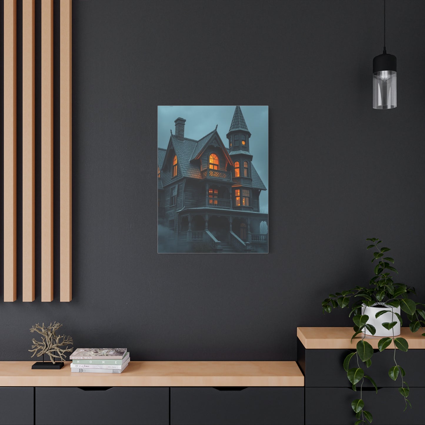 Supreme Haunted House Art Beautiful Collection Wall Art & Canvas Print
