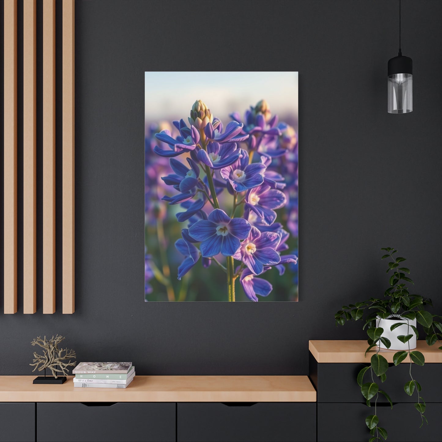 Supreme Collection Bluebonnet Flower Art Wall Art & Canvas Print