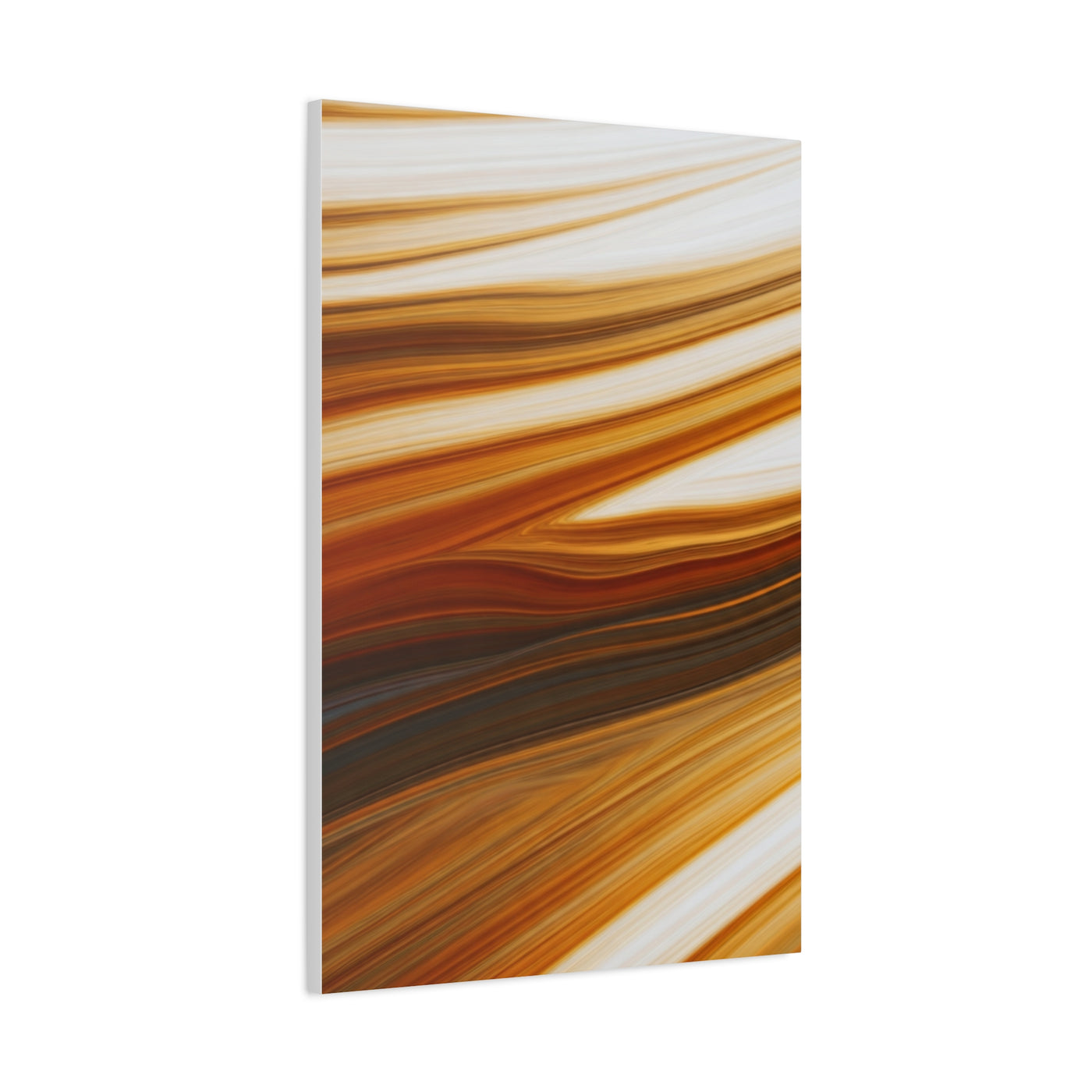 Golden Earth Wave Abstract Wall Art & Canvas Prints