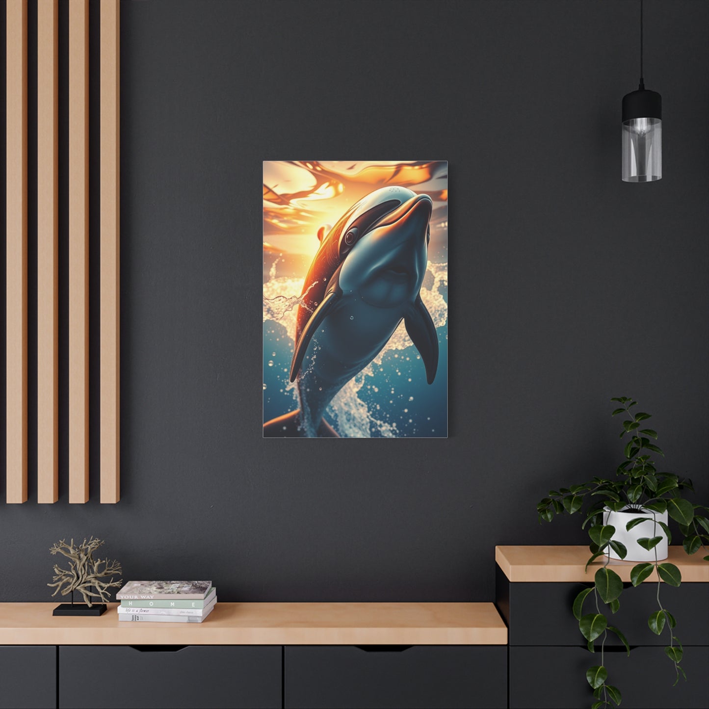 Supreme Dolphin Art Beautiful Collection Wall Art & Canvas Print