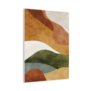 Earthy Organic Abstract Landscape Wall Art & Canvas Print