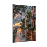 Charleston Battery District After Rain Wall Art & Canvas Print