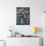 Phygital Abstract Graffiti Composition Street Wall Art & Canvas Print