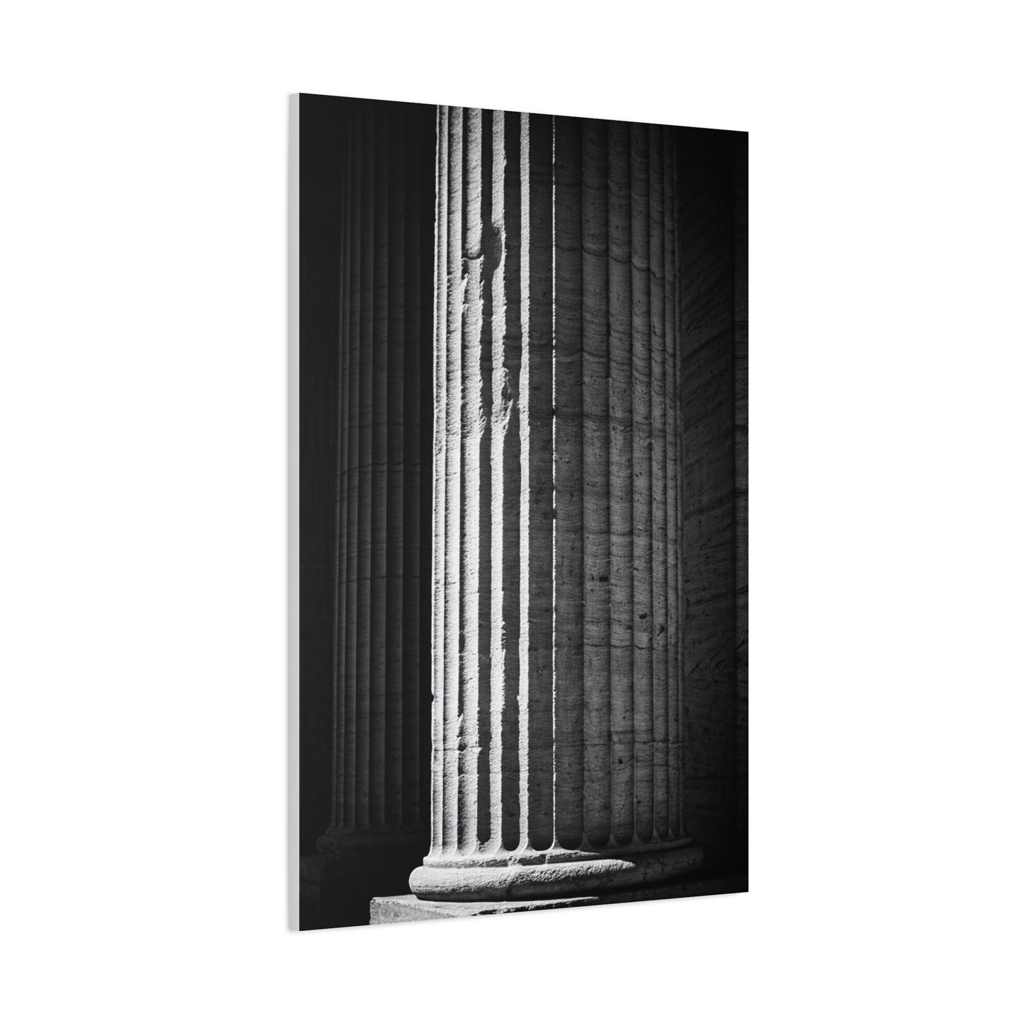 Classical Column Light and Shadow Wall Art & Canvas Prints