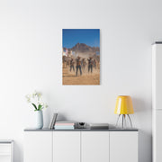 Frontier Gunslingers Western Street Standoff Wall Art & Canvas Print