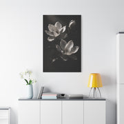 Charcoal Magnolia Floral Wall Art & Canvas Print