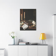 Faith & Union Candlelit Still Life Wall Art & Canvas Print