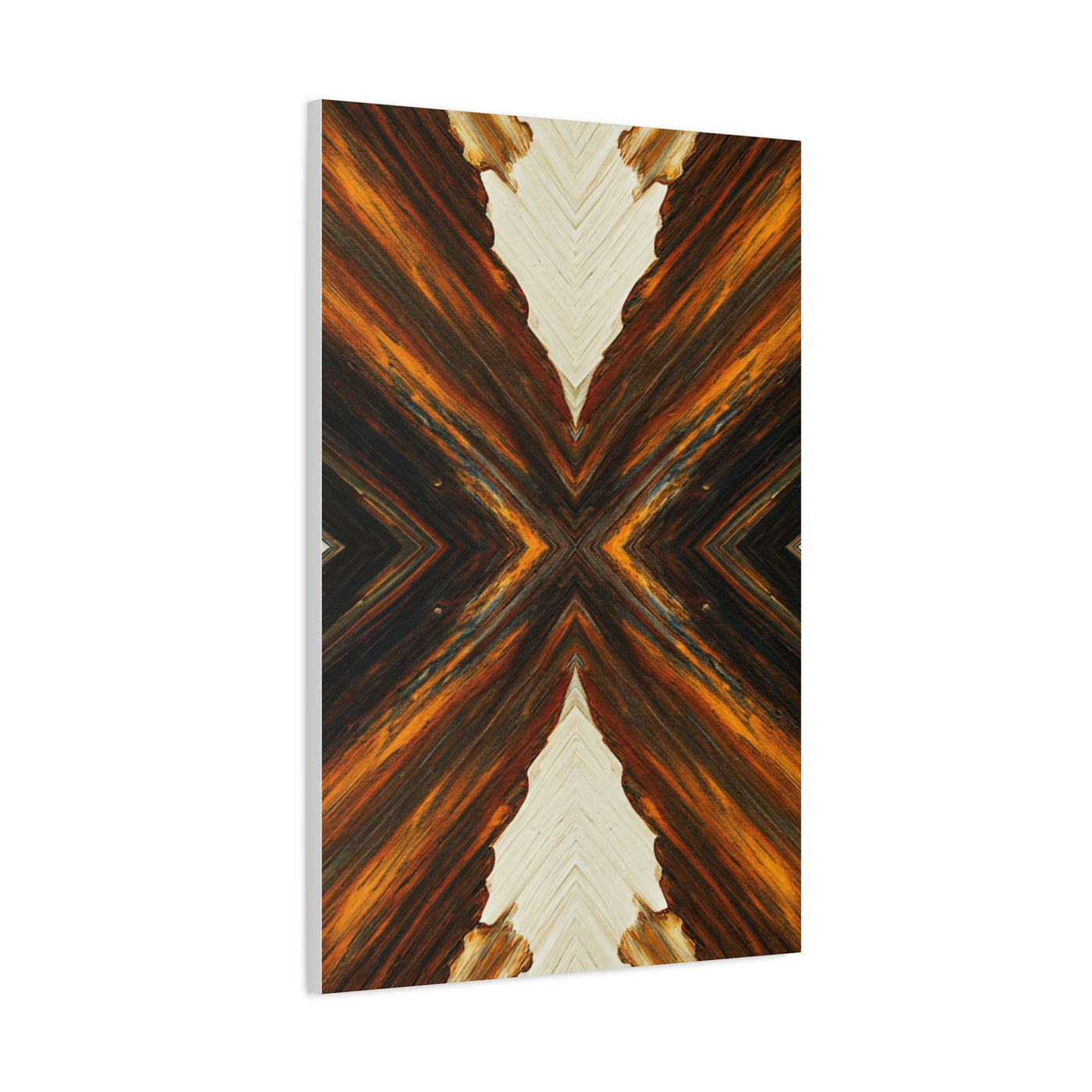 Symmetrical Earth Cross Abstract Wall Art & Canvas Prints