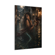 Venetian Moonlight Mermaid Mystery Wall Art & Canvas Print