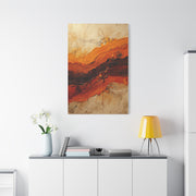 Impasto Terracotta Texture Statement Wall Art & Canvas Print