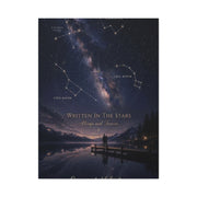 Celestial Destiny Night Sky Romance Wall Art & Canvas Print