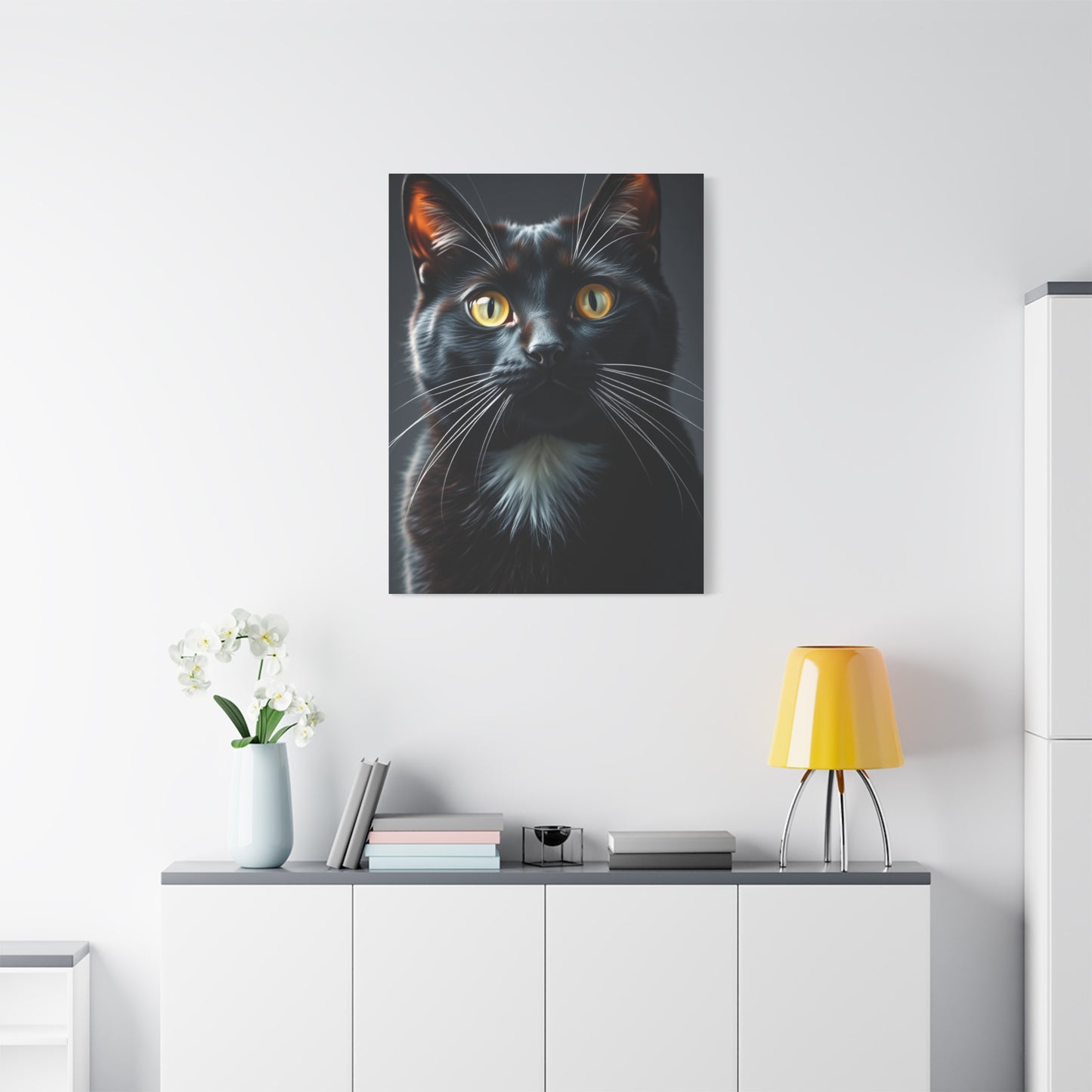 Supreme Tuxedo Cat Art Beautiful Collection Wall Art & Canvas Print