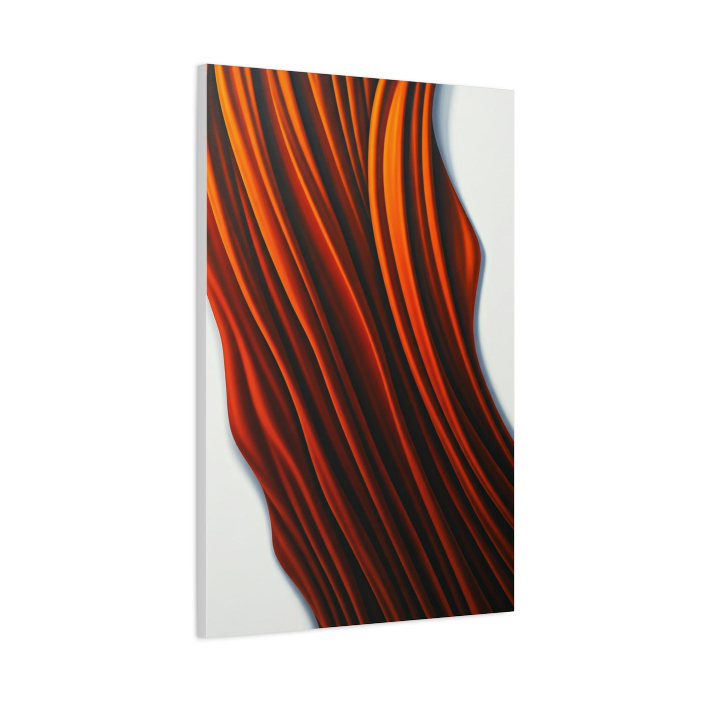Flowing Copper Ribbon Abstract Wall Art & Canvas Prints