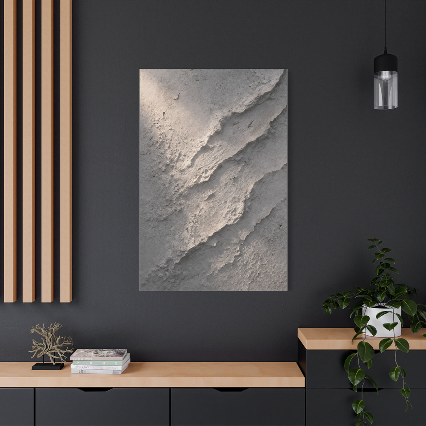 Limestone Texture Relief Wall Art & Canvas Print