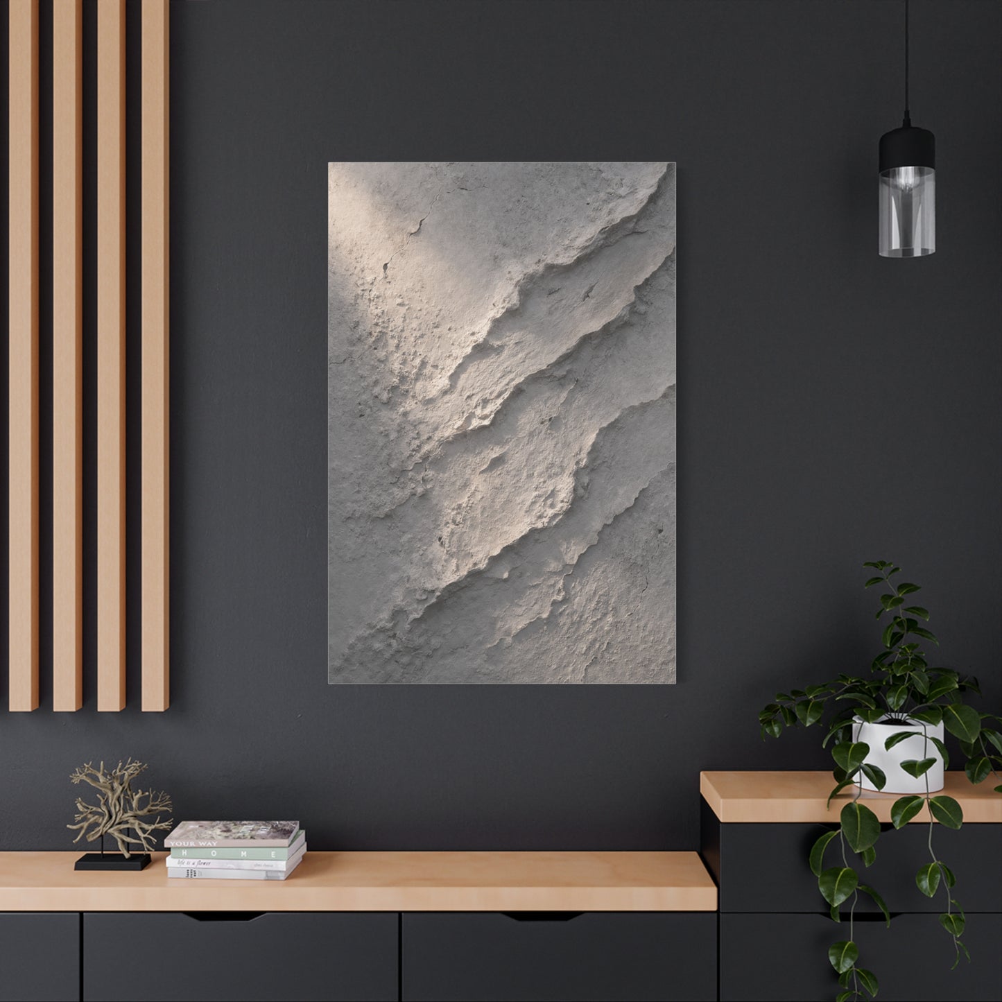 Limestone Texture Relief Wall Art & Canvas Print
