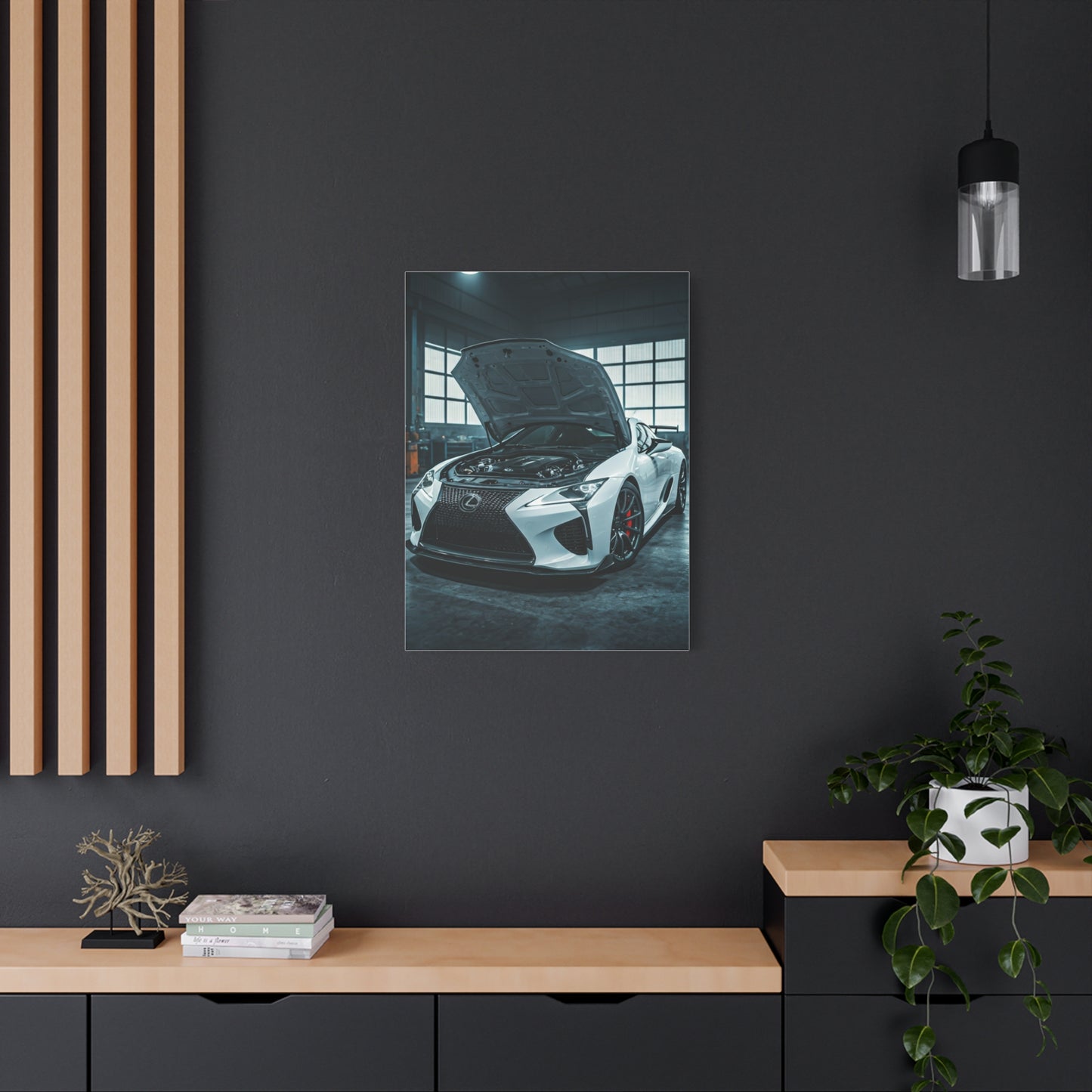 Lexus LC 500 Night Workshop Mood Wall Art & Canvas Prints
