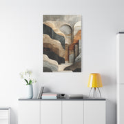 Organic Neutral Abstract Landscape Wall Art & Canvas Print