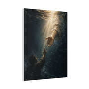 The Hand of God Rescue Scripture Wall Art & Canvas Print