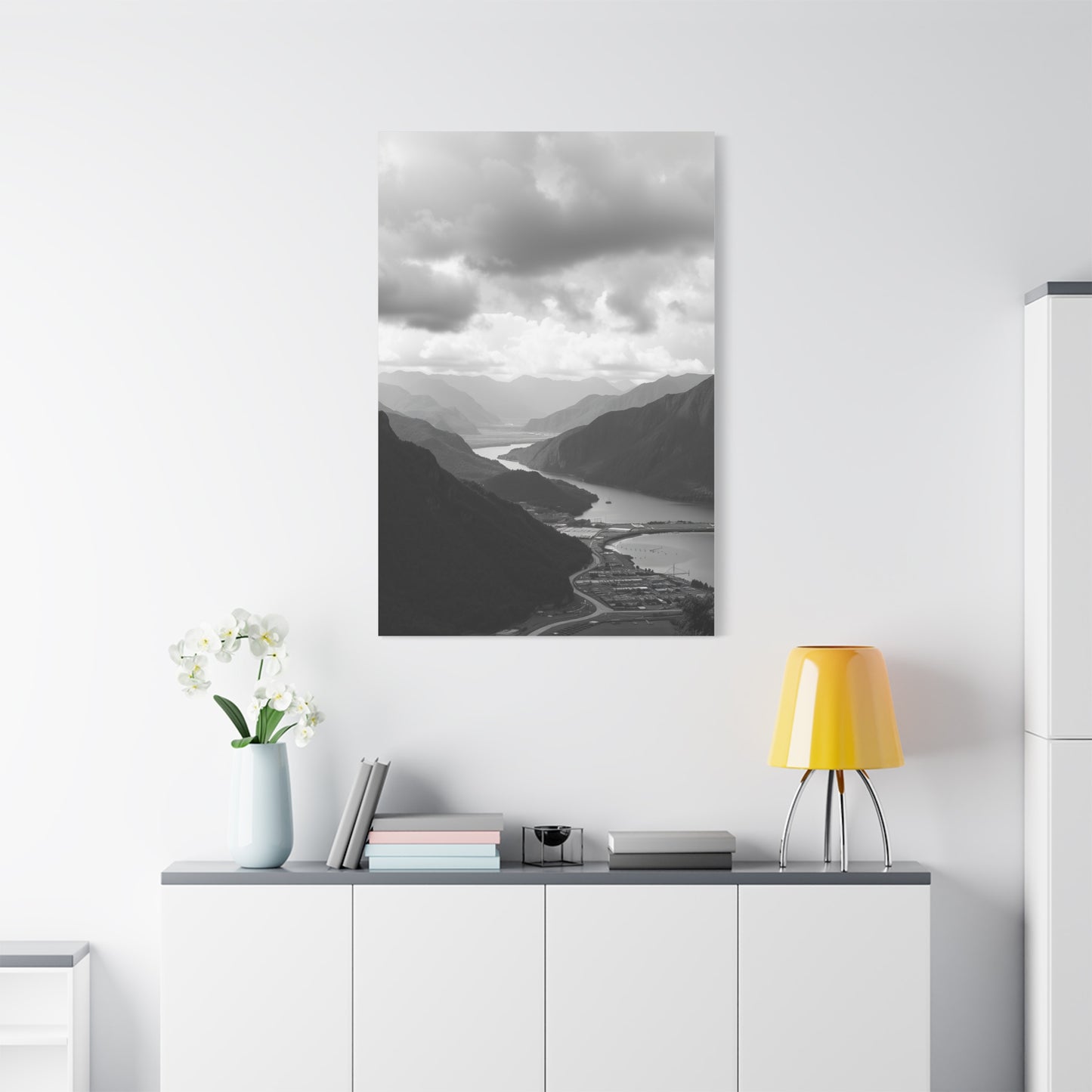 Black & White Scenic Landscapes Art Supreme Canvas Wall Art & Canvas Print