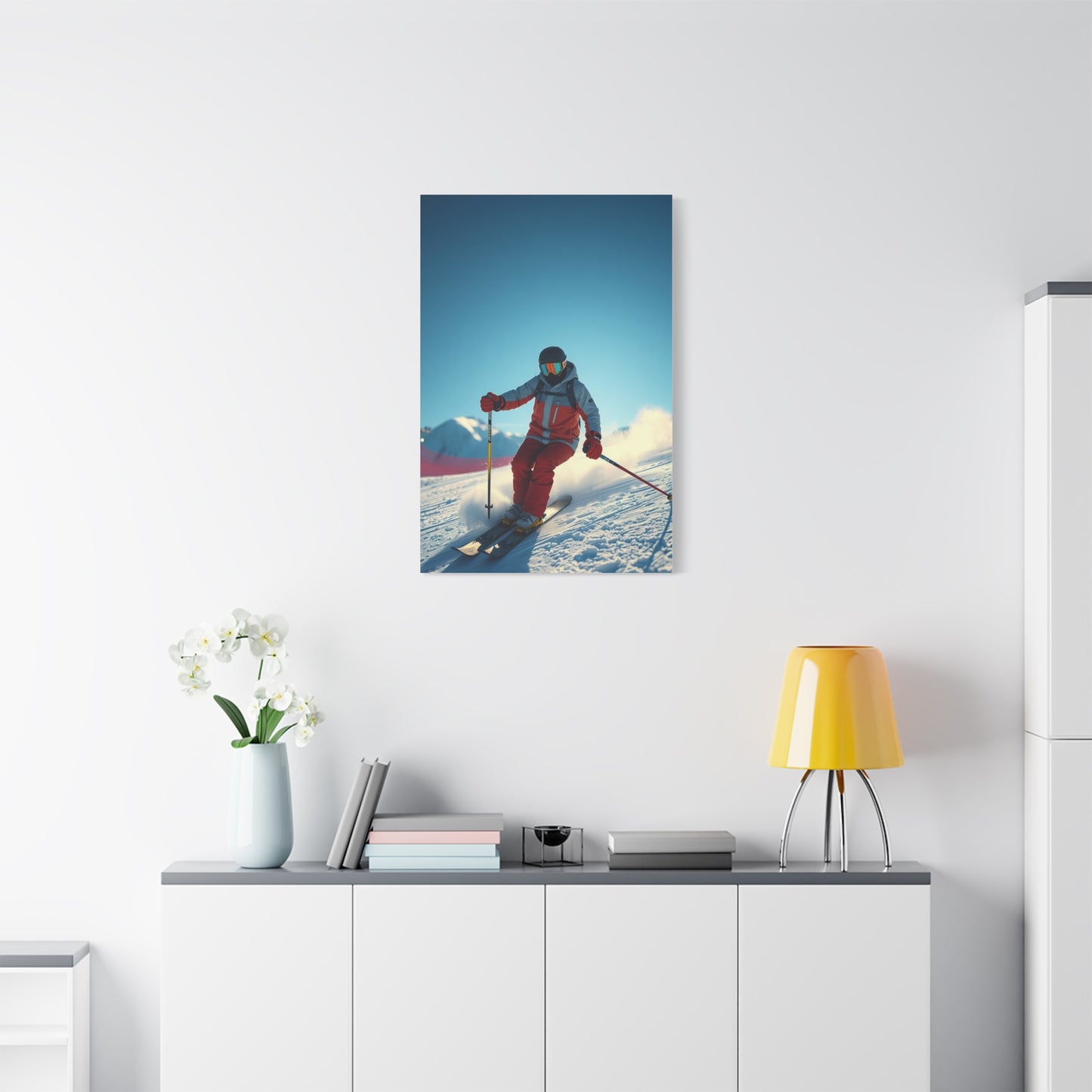 Supreme Skiing Art Beautiful Collection Wall Art & Canvas Print