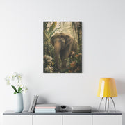 Majestic Elephant Jungle Portrait Tropical Wall Art & Canvas Print