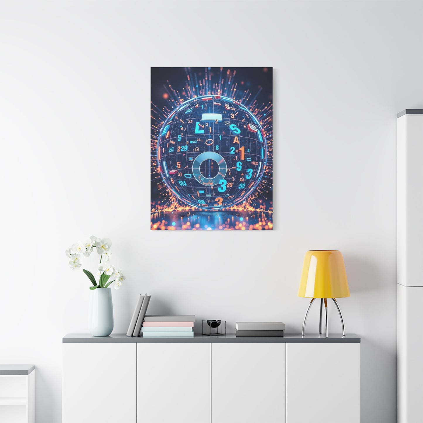 Numbers Art Refined Canvas Wall Art & Canvas Print