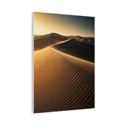 Golden Desert Dunes Minimal Landscape Wall Art & Canvas Prints