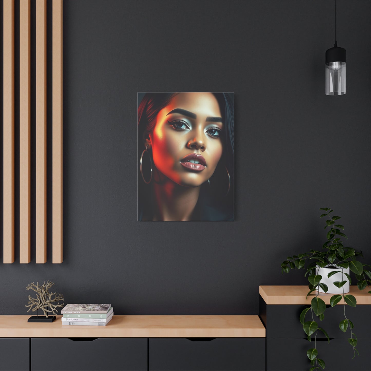 Aaliyah Art premium Canvas Gallery Wall Art & Canvas Print